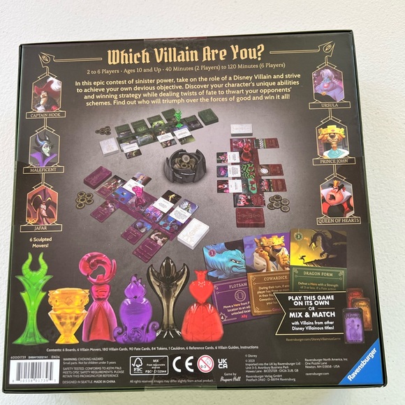 Disney | Toys | Disney Villainous Strategy Board Game | Poshmark
